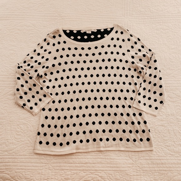 Liz Claiborne Sweaters - 🖤Polka Dot Sweater🖤